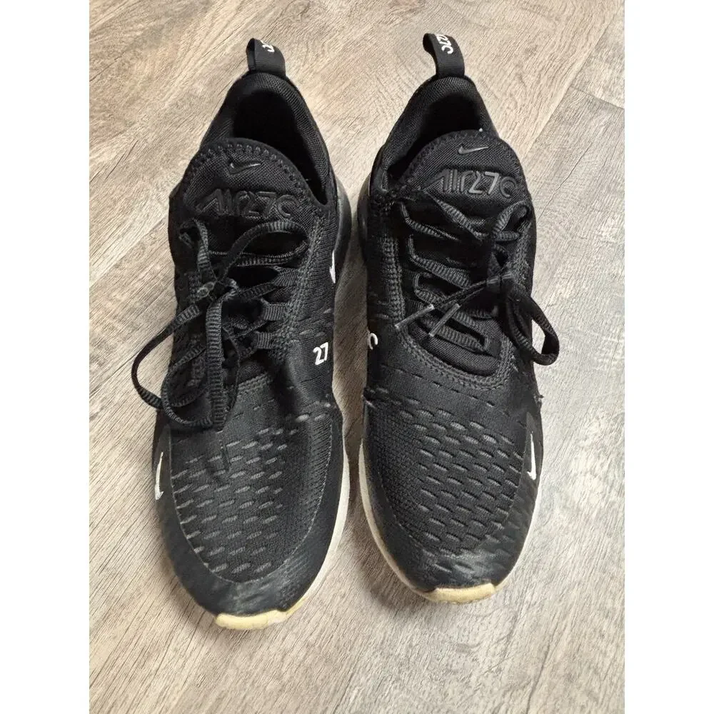 Nike Air Max 270 Black/White/Anthracite Running Shoes Athletic Sneakers Size 8